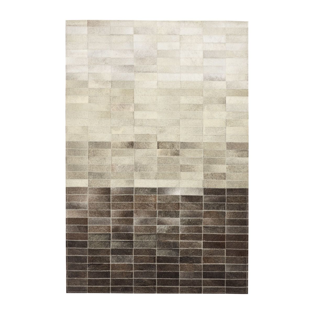 Cowhide Rug Monaco Natural Grey