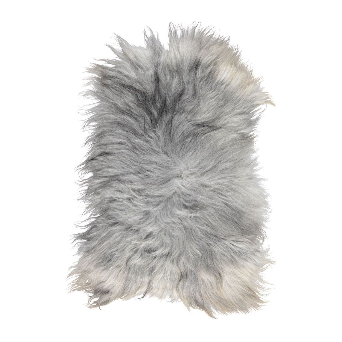 Icelandic Sheepskin | Long Wool | 47+ in Natural Grey