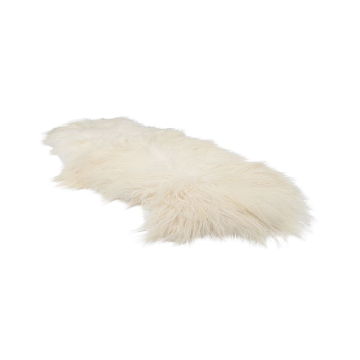 Icelandic Double Sheepskin | Natural Colors | Long Wool Off White