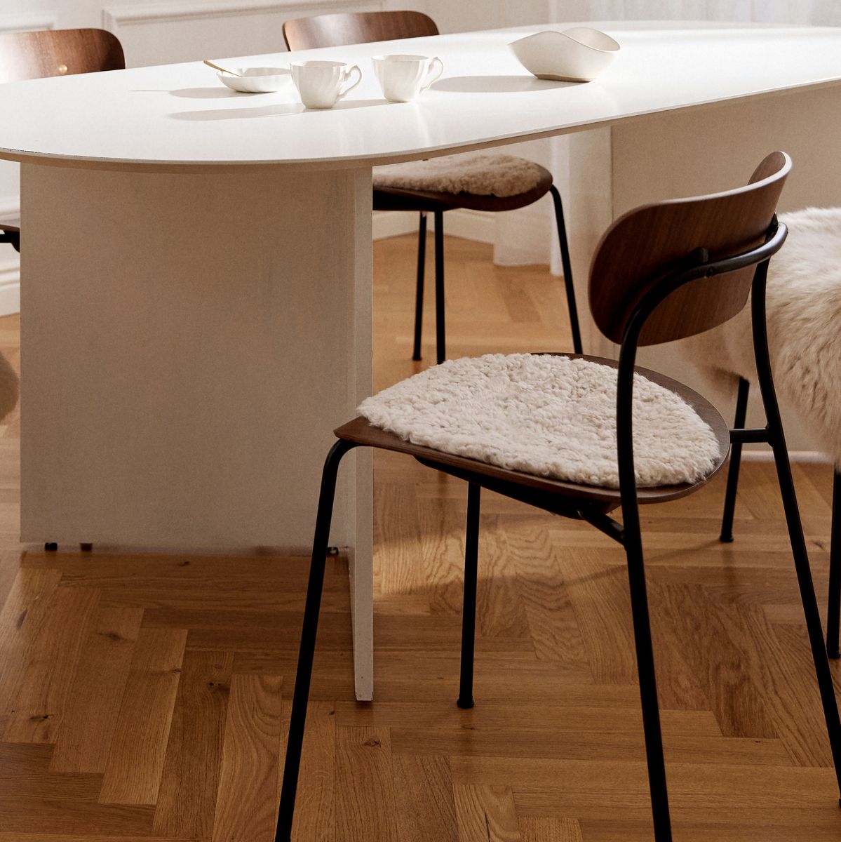 Short Wool Curly Sheepskin Seat Cover |D13 in Graphite