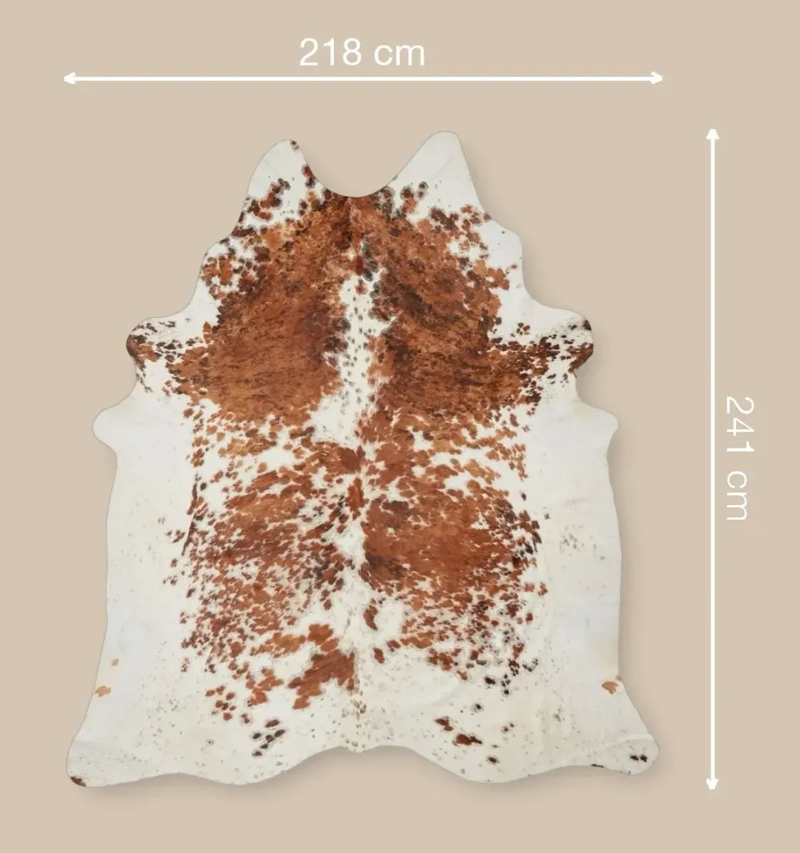 Cow Hide Rug | 4,1 sqm Exotic Tricolor