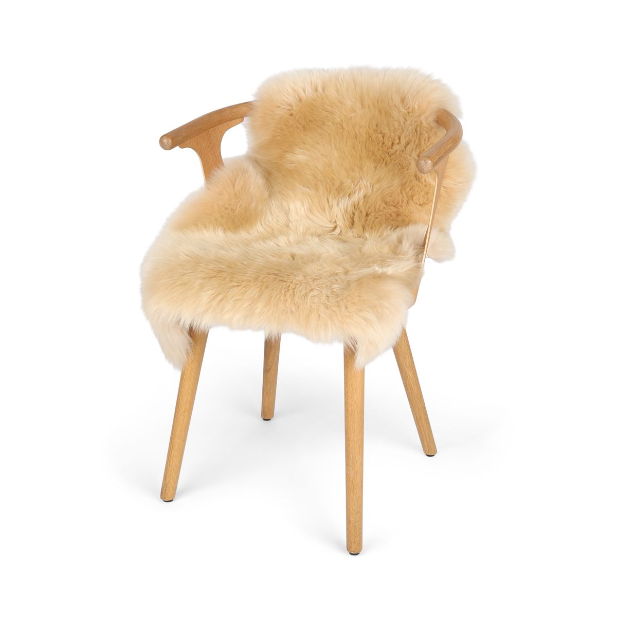 Merino Sheepskin Dyed | New Zealand | approx. 35 in Champagne