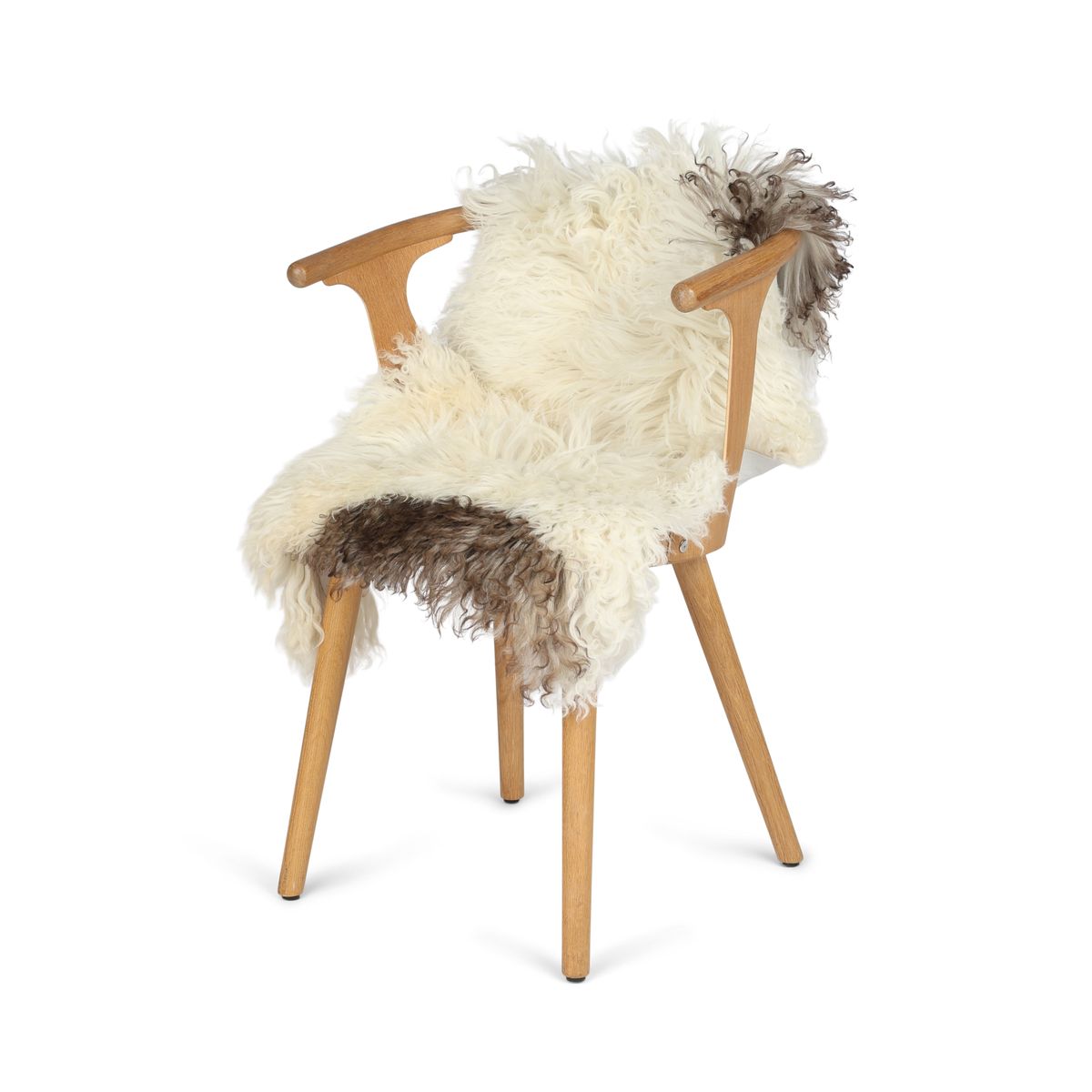 Curly Sheepskin | Austria | Natural Colors | 35 in Off White