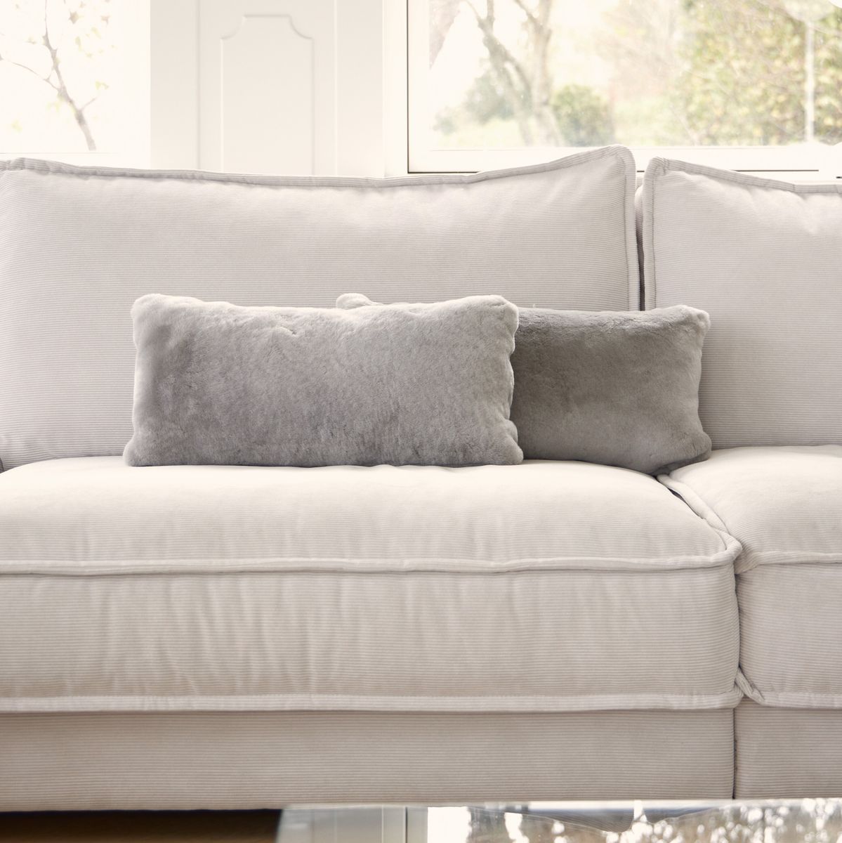 Moccasin Cushion | Doublesided | 11x22 in Chestnut