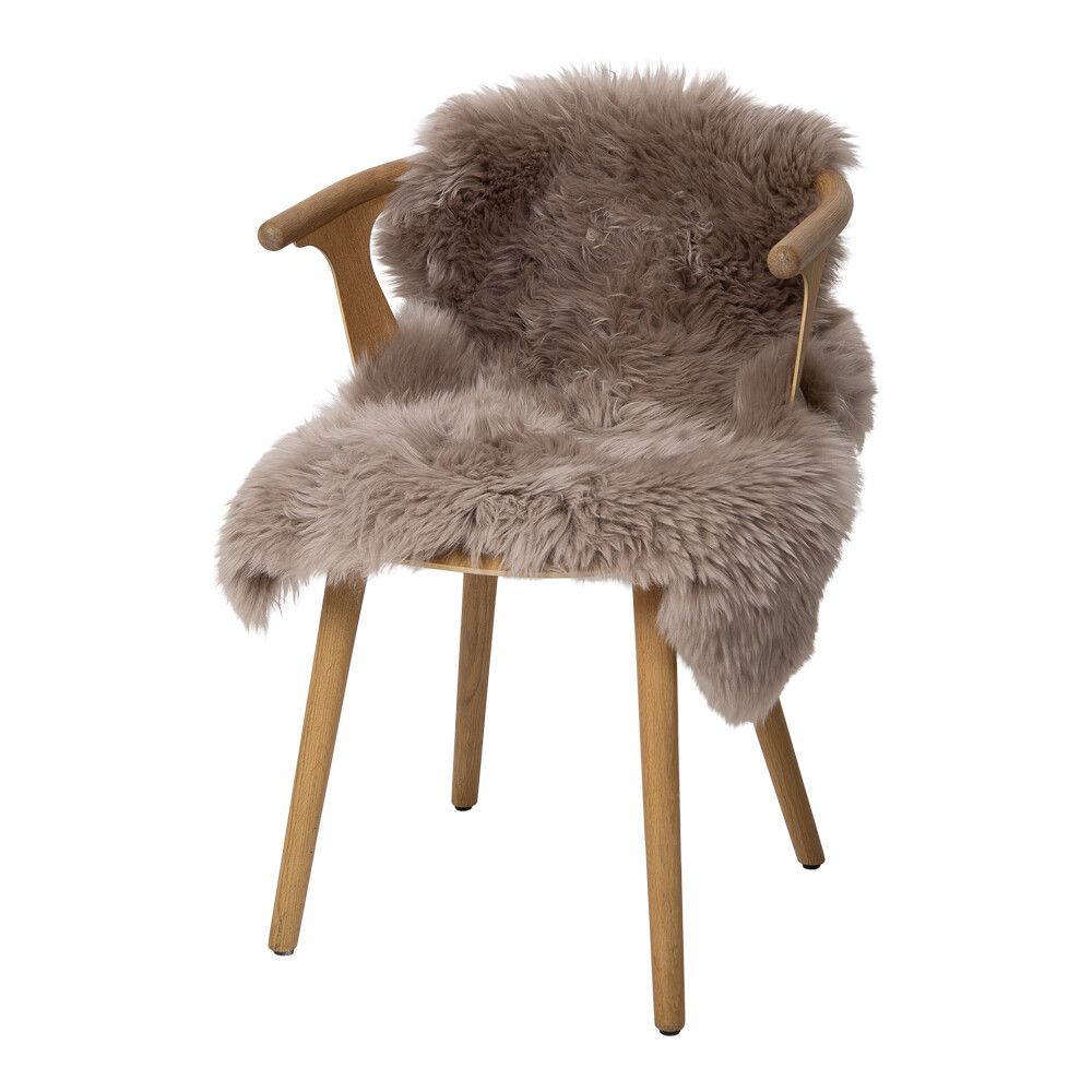 New Zealand Sheepskin | Long Wool | 39 in Dove