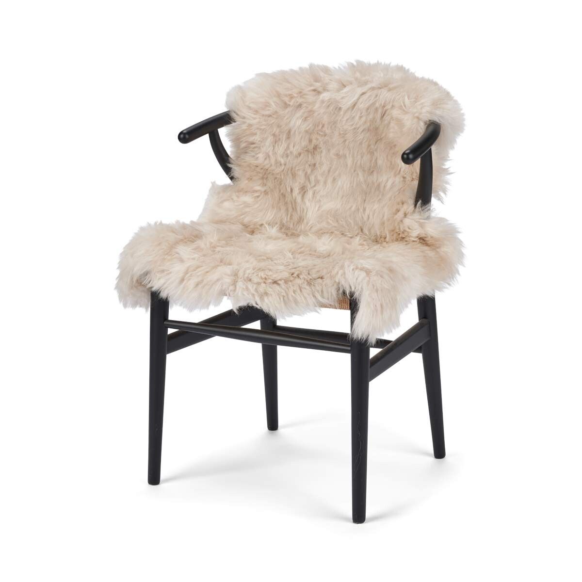 Merino Sheepskin Dyed | New Zealand | approx. 35 in Linen