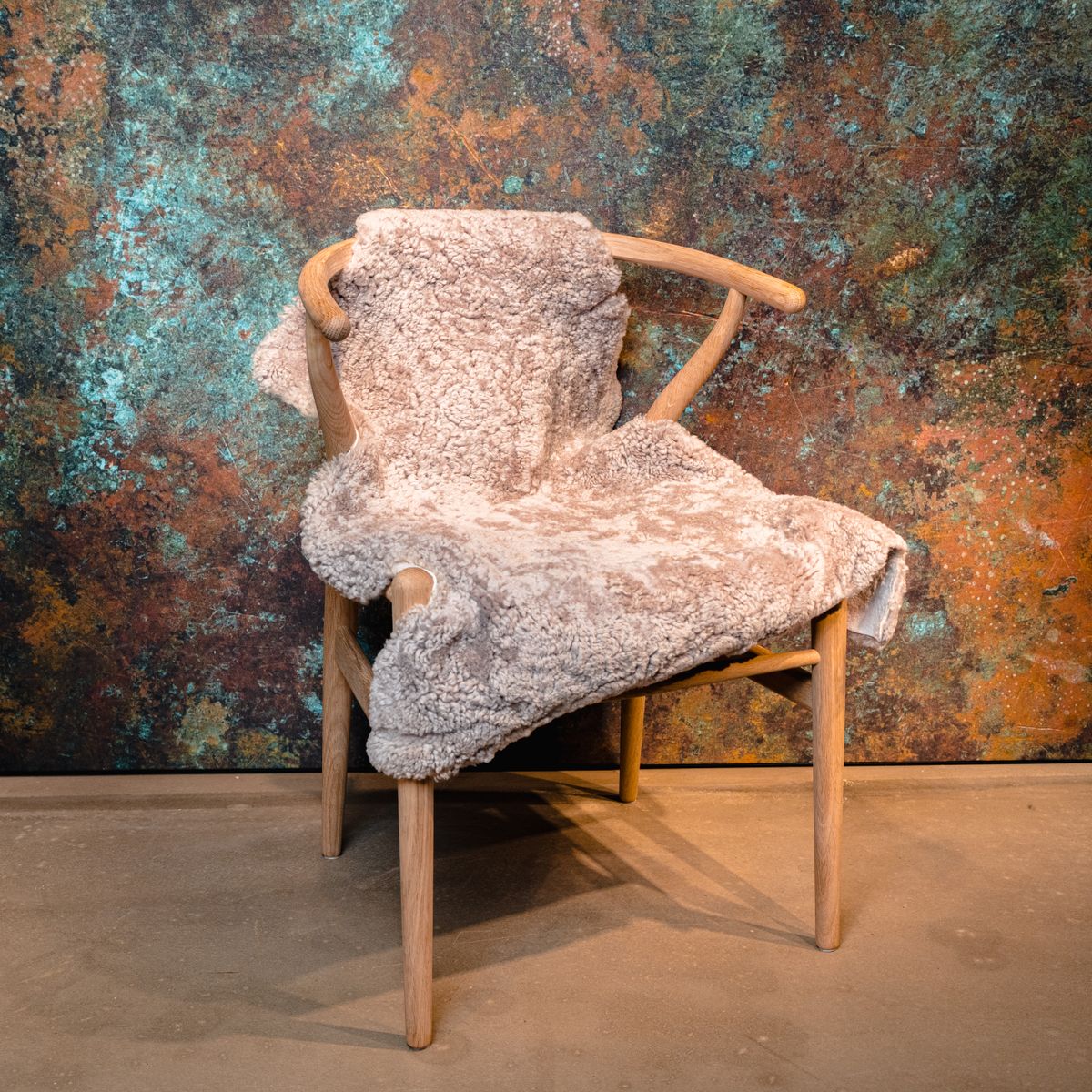 Merino Sheepskin | Short Wool | approx. approx. 35 in Grey