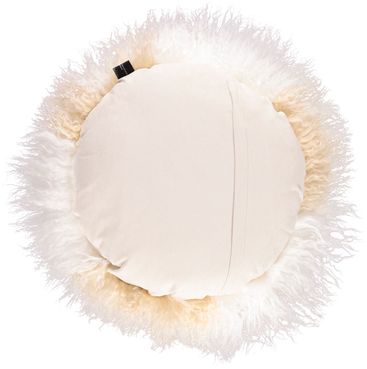 Curly Cake Cushion | D15 in | 18 in | 24 in Arctic Sunrise/Ivory