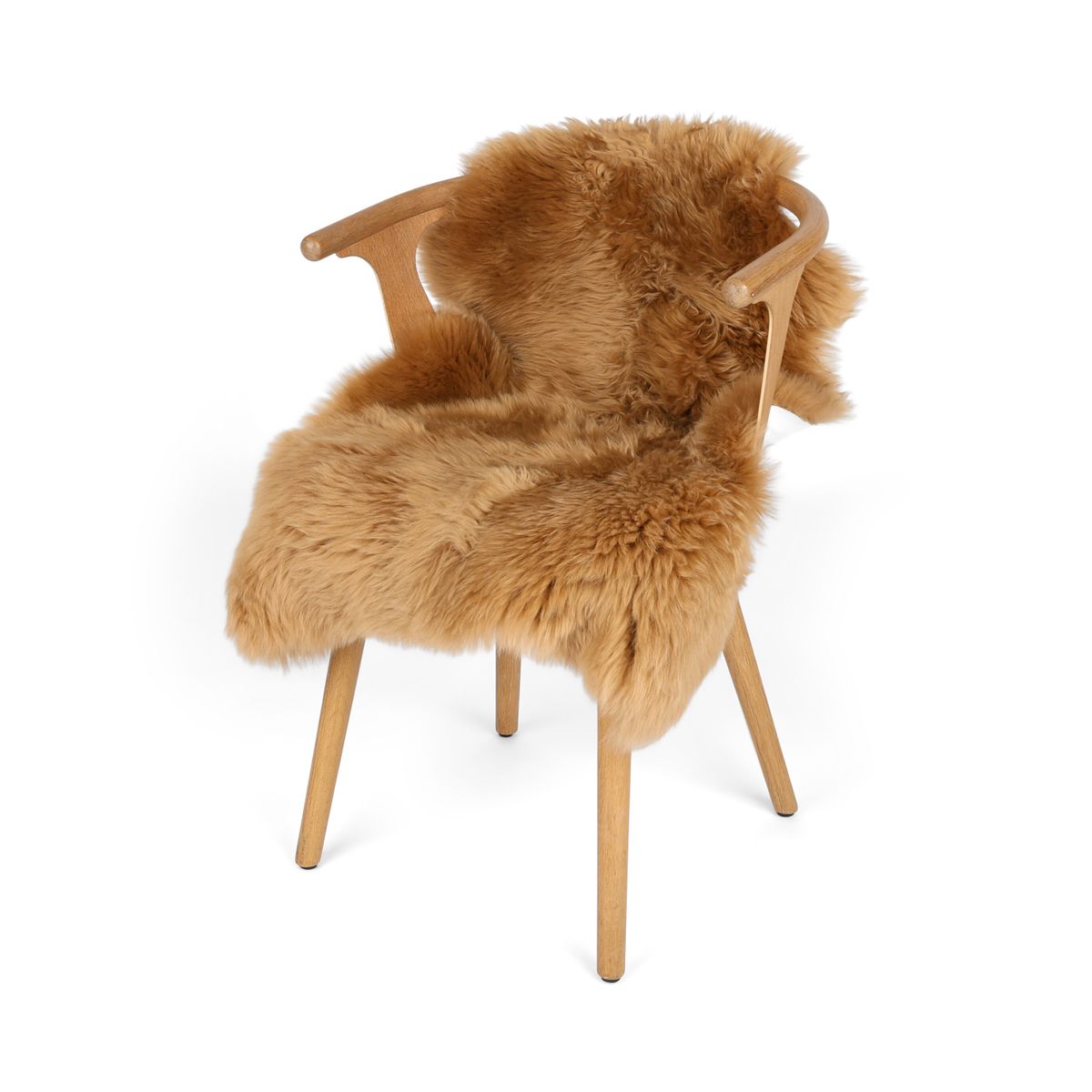 Merino Sheepskin Dyed | New Zealand | approx. 35 in Caramel