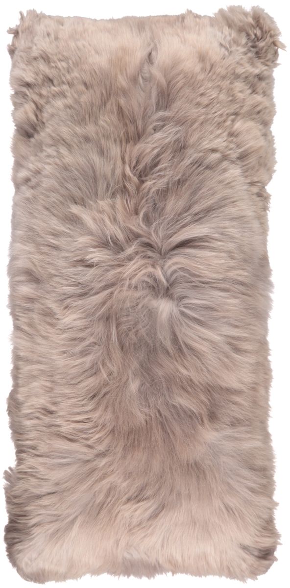 Alpaca Cushion | Long Wool Taupe