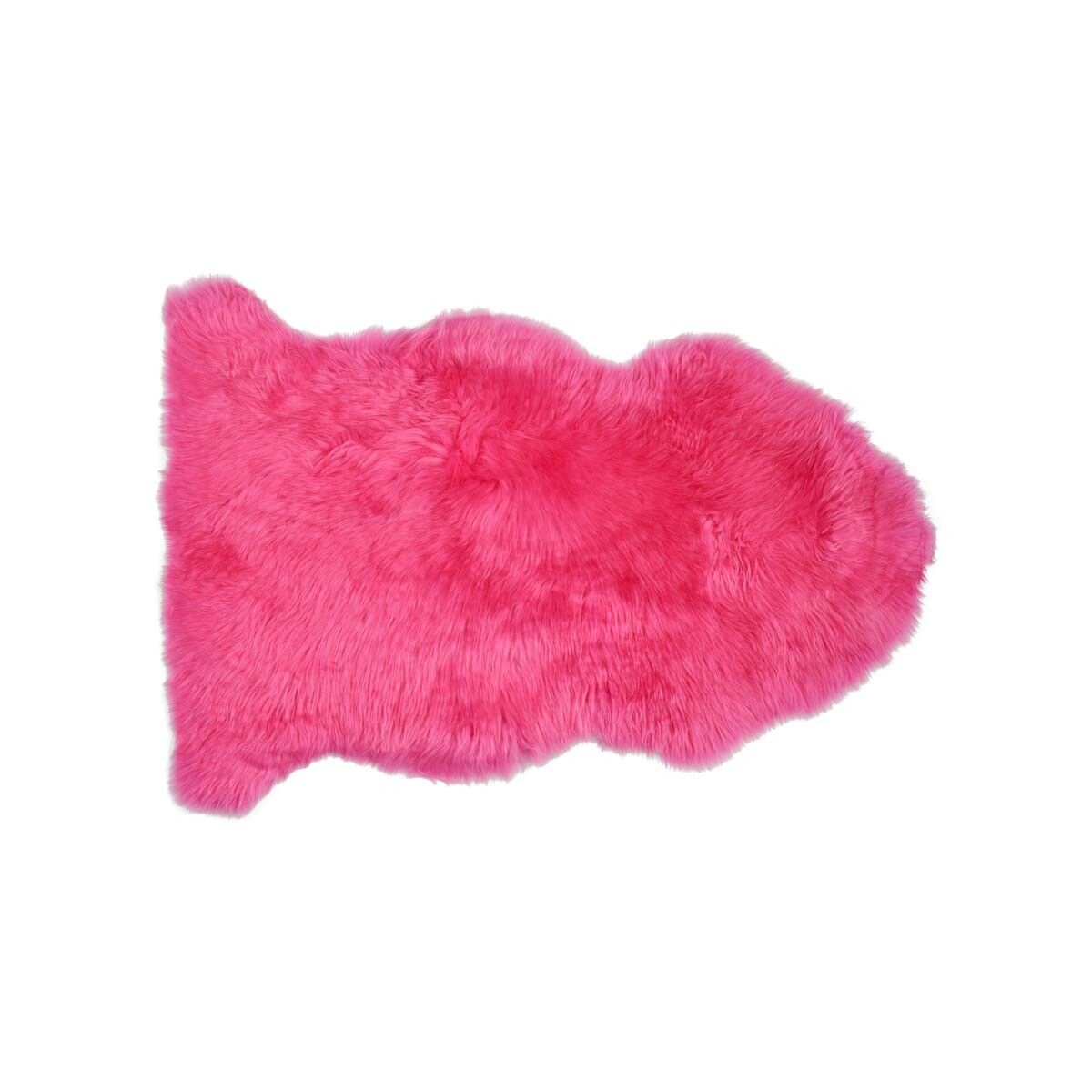 Merino Sheepskin Dyed | New Zealand | approx. 35 in Fuchsia