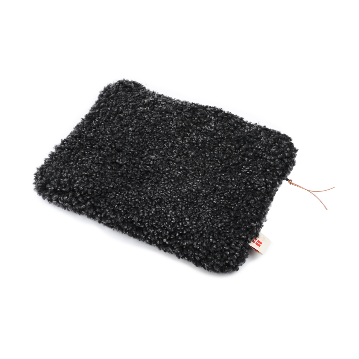Sheepskin Computer Sleeve Anthracite