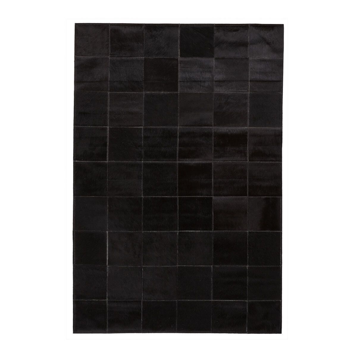 Cow Hide Rug Berlin Black