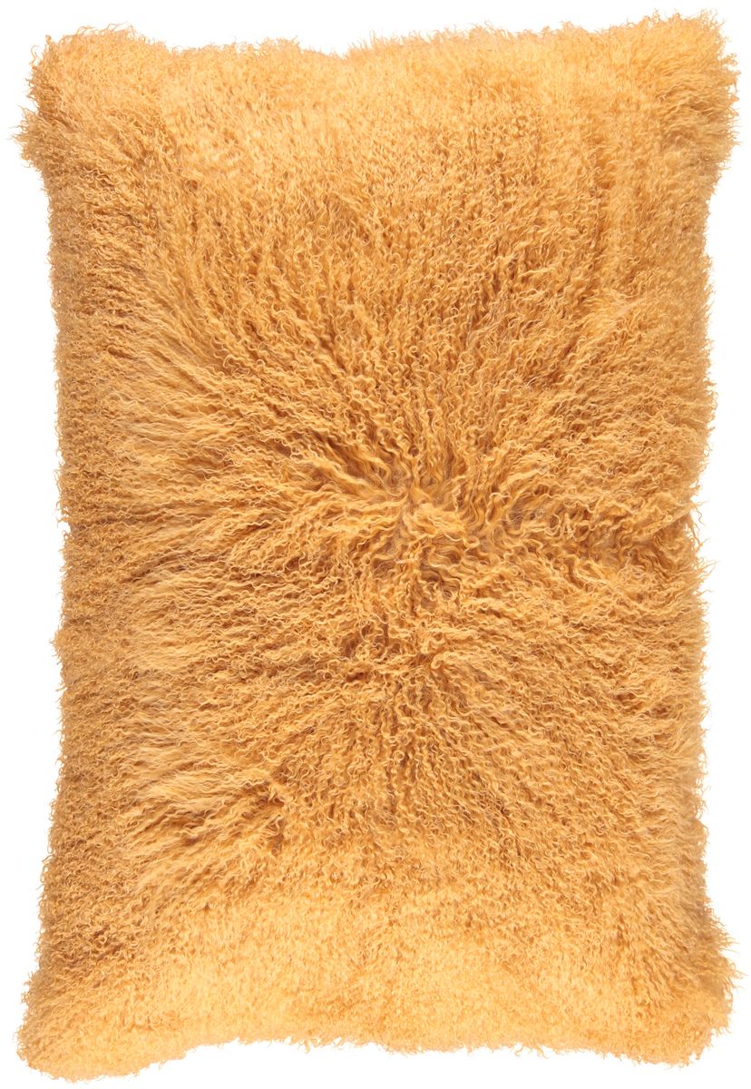 Curly Cushion | 35 in Imperial Yellow