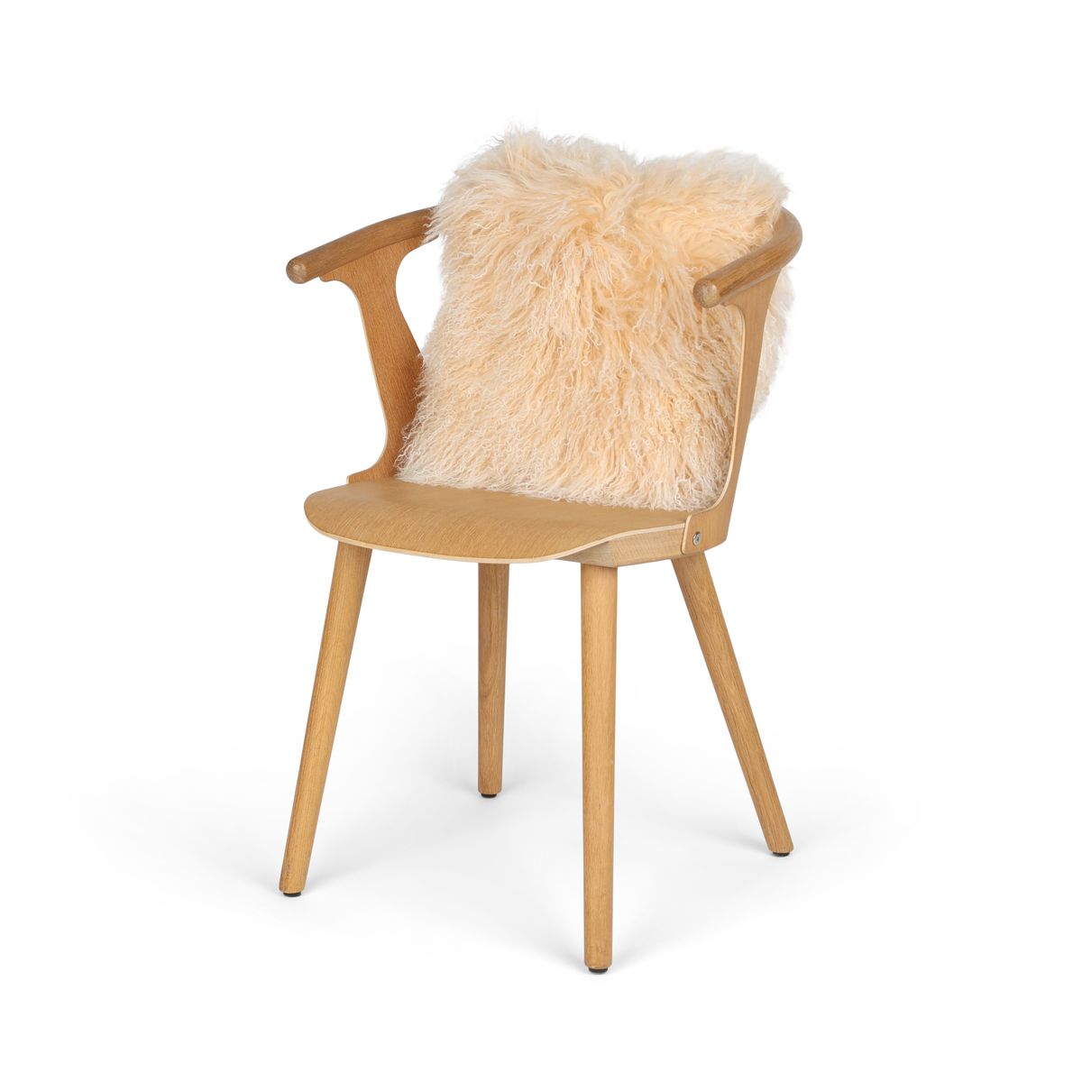 Curly Cushion | 16x16 in Arctic Sunrise