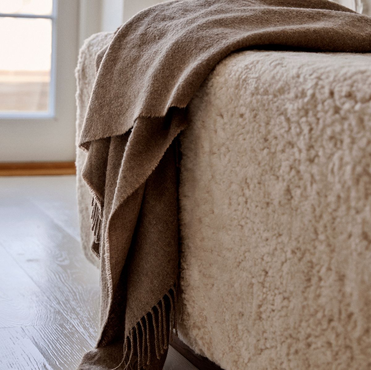 Amanda Throw | 51x79 in Dark Grey