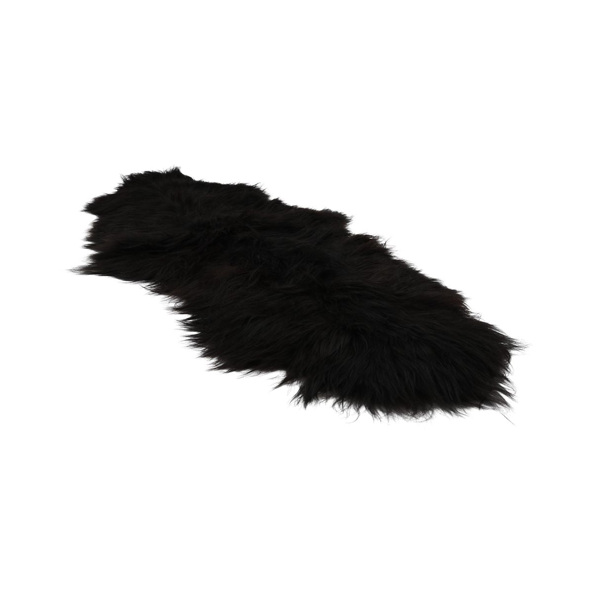 Icelandic Double Sheepskin | Natural Colors | Long Wool Blacky