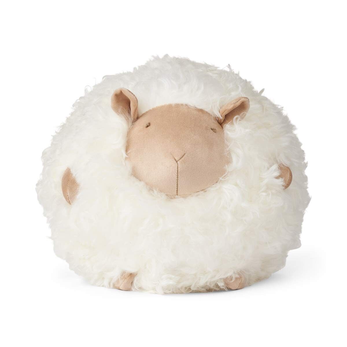 Cute Sheep Cushion | D8 in | D11 in | D13,5 in Beige/White