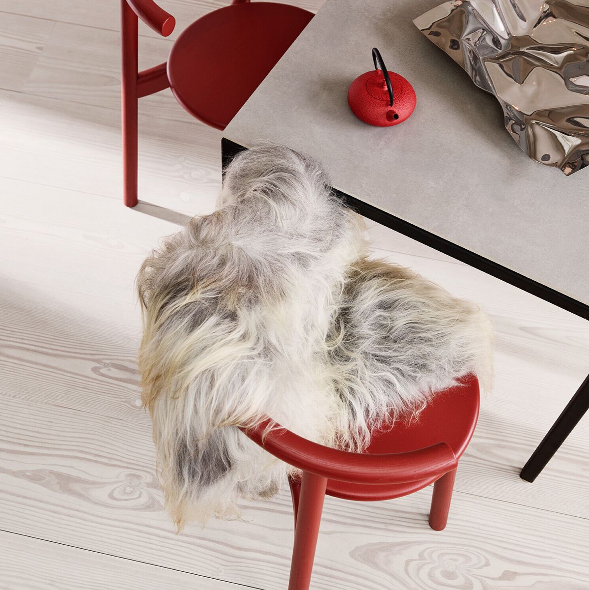 Icelandic Sheepskin | Long Wool | 47+ in Natural Grey