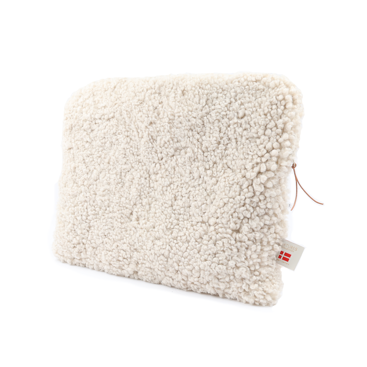 Sheepskin Computer Sleeve Pearl