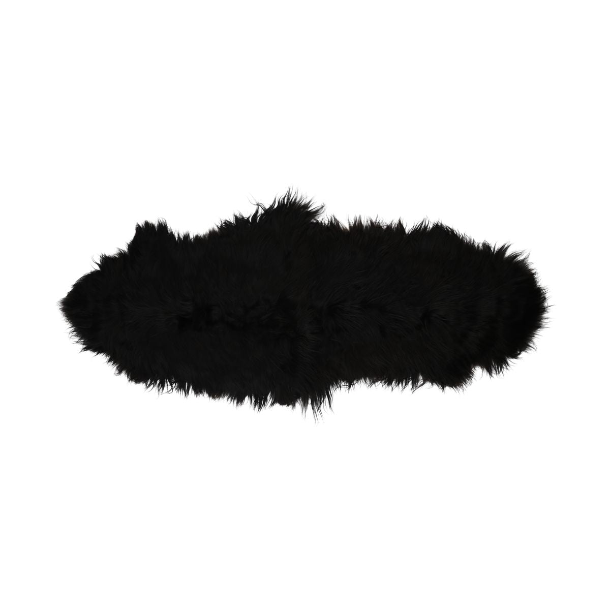 Icelandic Double Sheepskin | Natural Colors | Long Wool Blacky