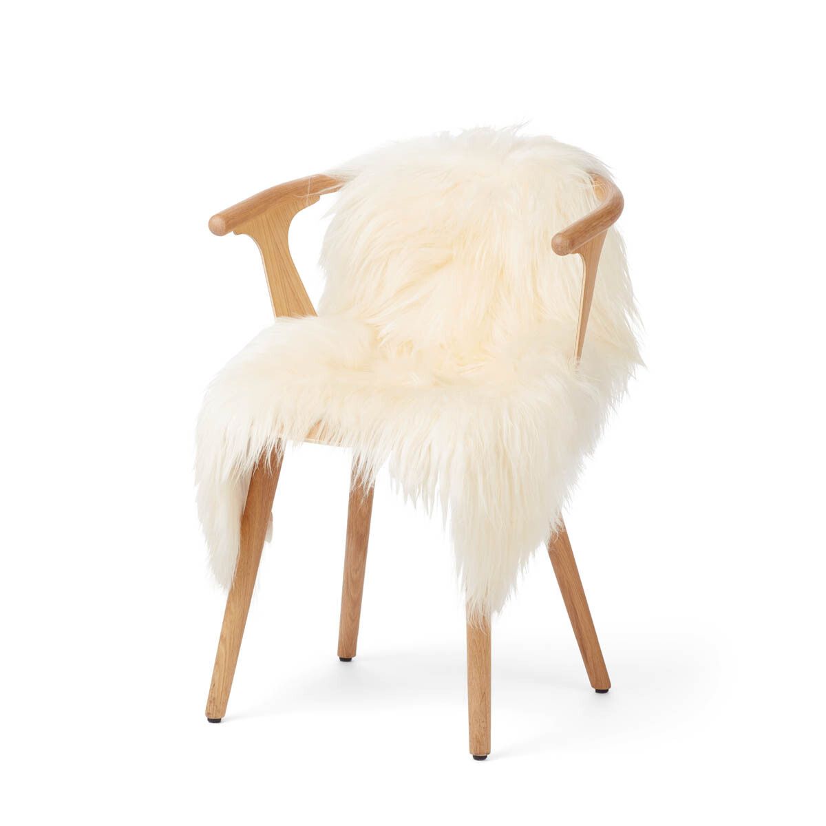 Icelandic Sheepskin | Long Wool | 90 cm Off White