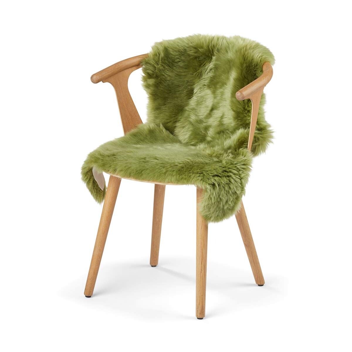 New Zealand Sheepskin | Long Wool | 39 in Green