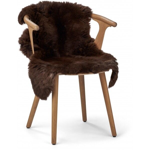 Eco Sheepskin | England | Natural | 35 in Natural Dark Brown