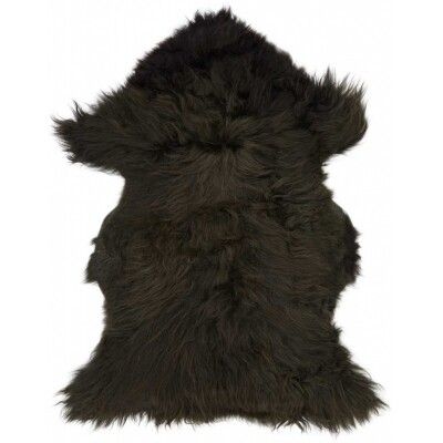 Tibetan Sheepskin | Curly | Green/Brown