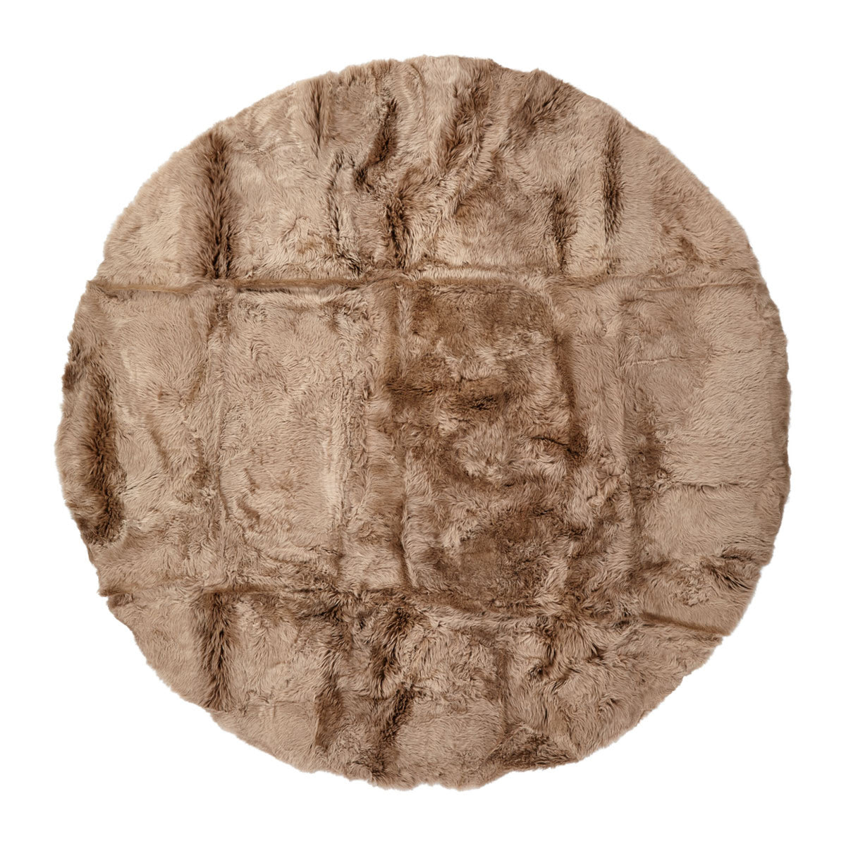 Long Wool Sheepskin Design Rug | D55 in