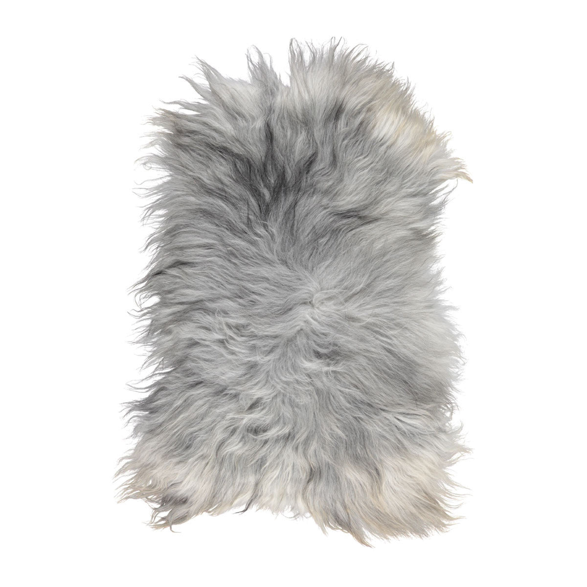 Icelandic Sheepskin | Long Wool | 39-47 in Natural Grey