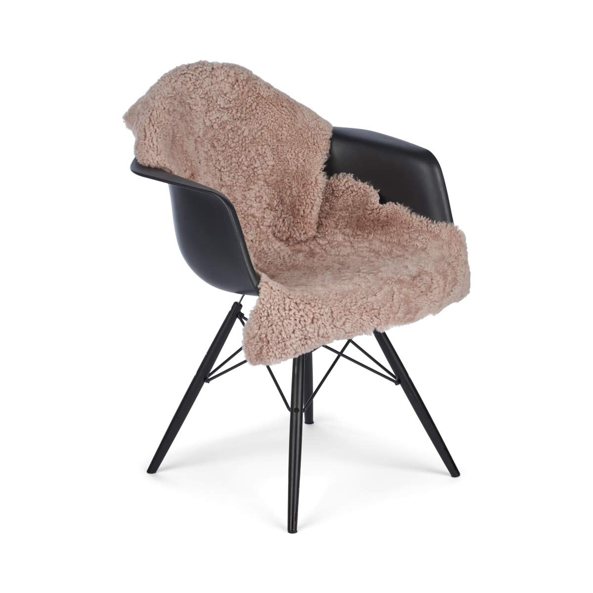New Zealand Sheepskin | Short Curly Wool | Rug 35 in Smoke Grey