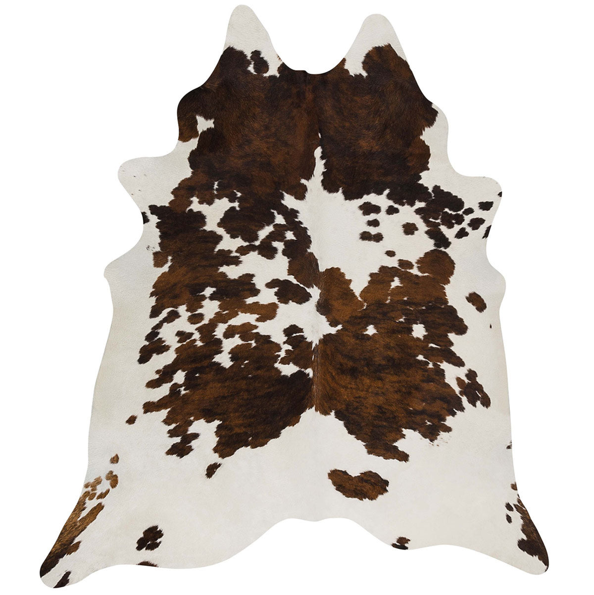 Premium Natural Cowhides | Unique, Stylish, and Sustainable | Brazil Salt/Pepper/Brown/White / 71x87 in