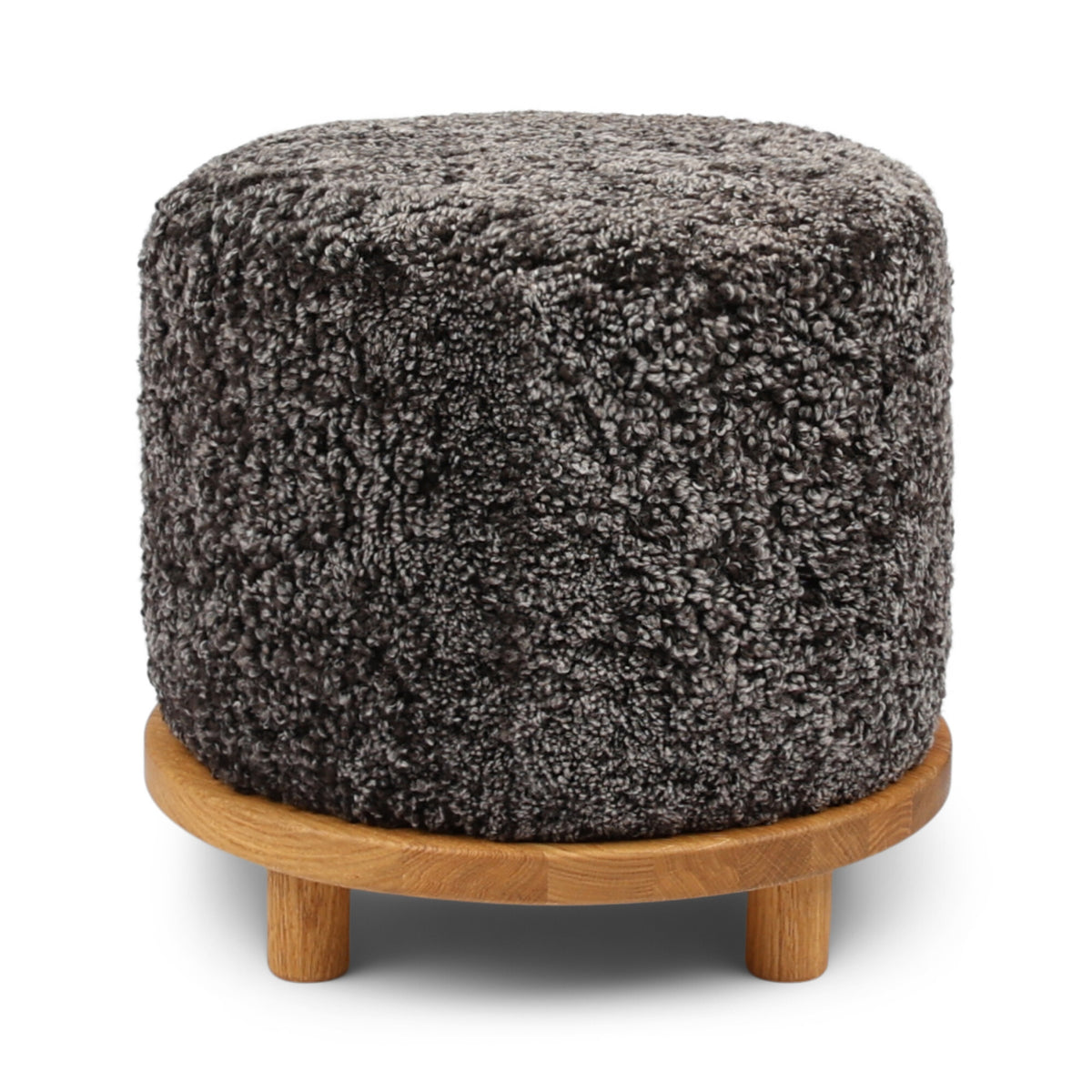 Simon Stool Cappuccino / Oak Legs