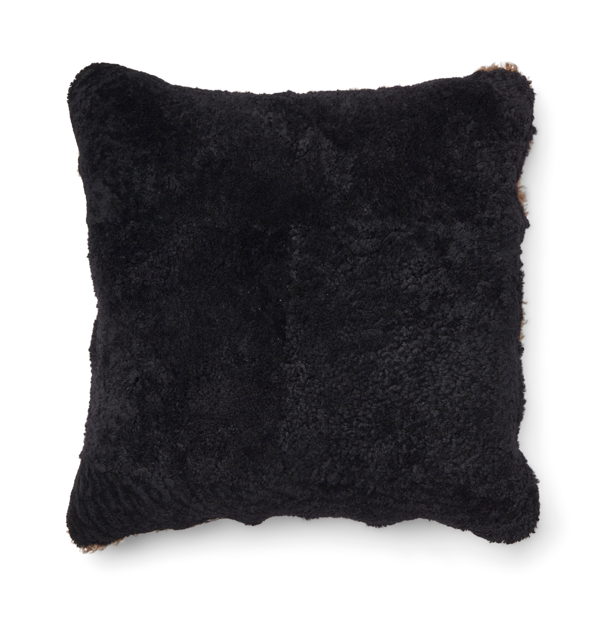 Zebra Cushion | Doublesided | 24x24 in Black/Taupe