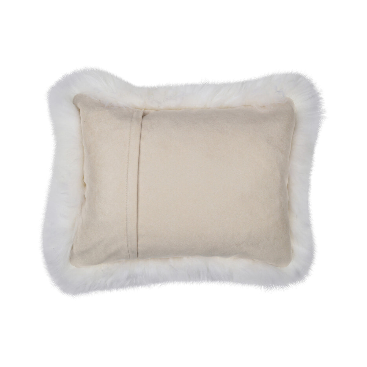 Sheepskin Cushion | Long Wool | New Zealand | Rectangular Ivory