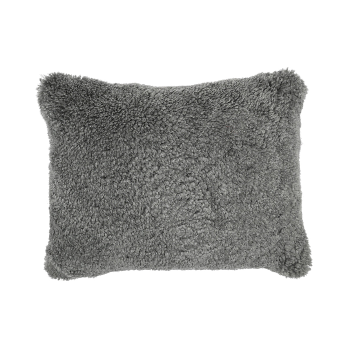 Sheepskin Cushion | Short Wool | New Zealand | Rectangular Scandinavia Light Grey