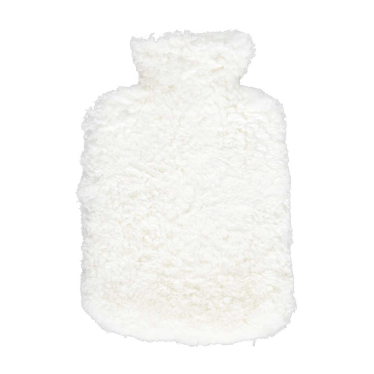 Sheepskin Hot Water Bottle Ivory