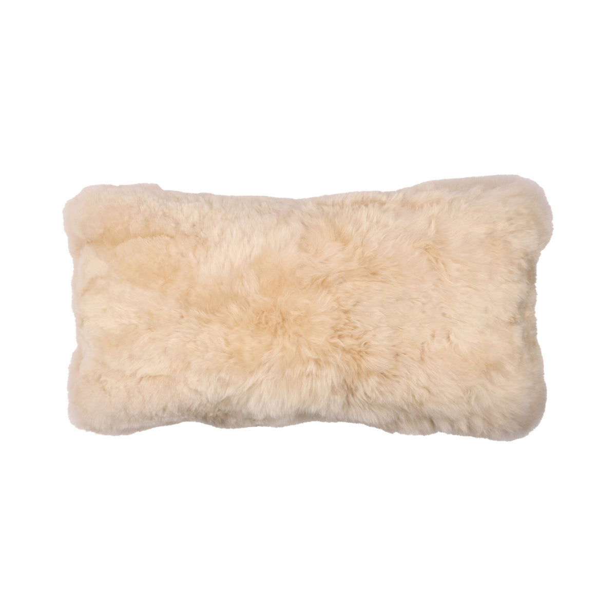 Alpaca Cushion | Doublesided | Short Wool Linen / 12x24 in