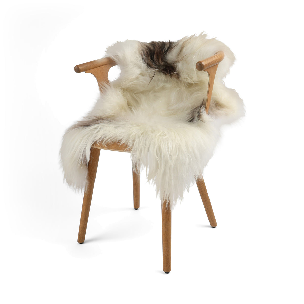 Icelandic Sheepskin | Long Wool Art Spotted