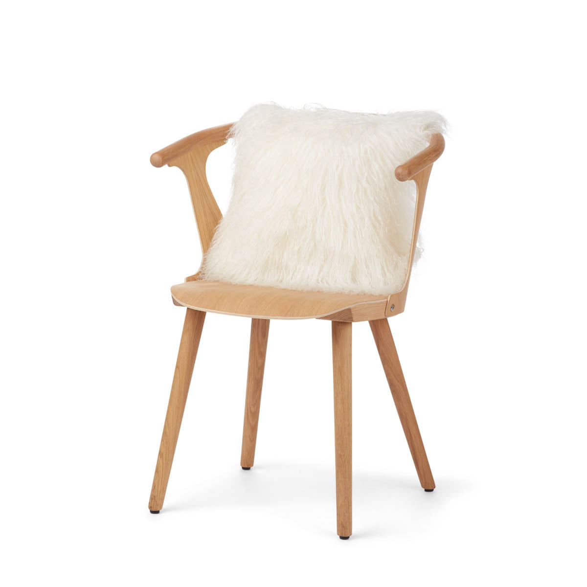 Sheepskin Cushion | Tibet | 16x16 in