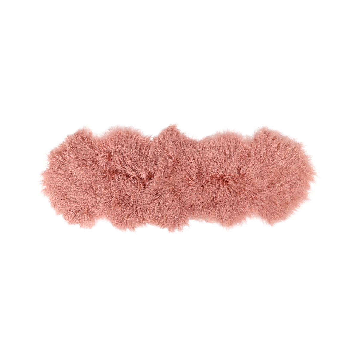 Double Mongolian Sheepskin | 59 x 22 in Rosa