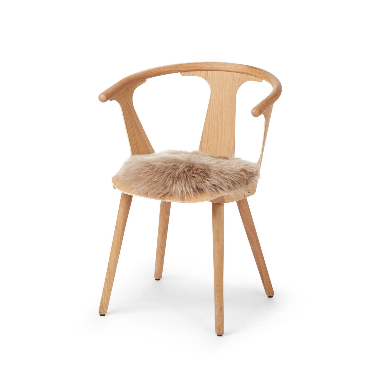 Premium Seat Cover | Long Wool | New Zealand | D13 in Taupe