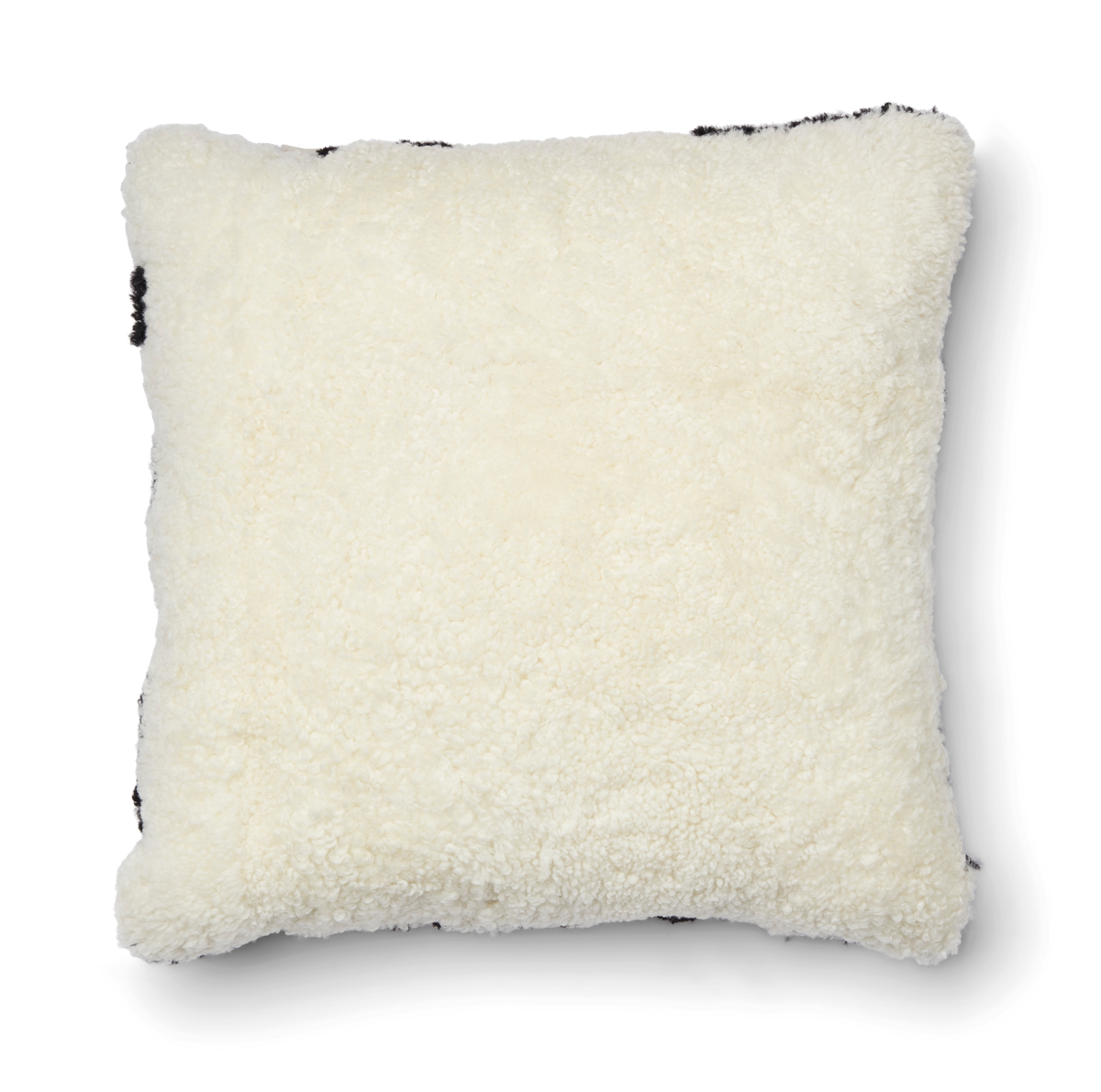 Zebra Cushion | Doublesided | 24x24 in Black/Ivory