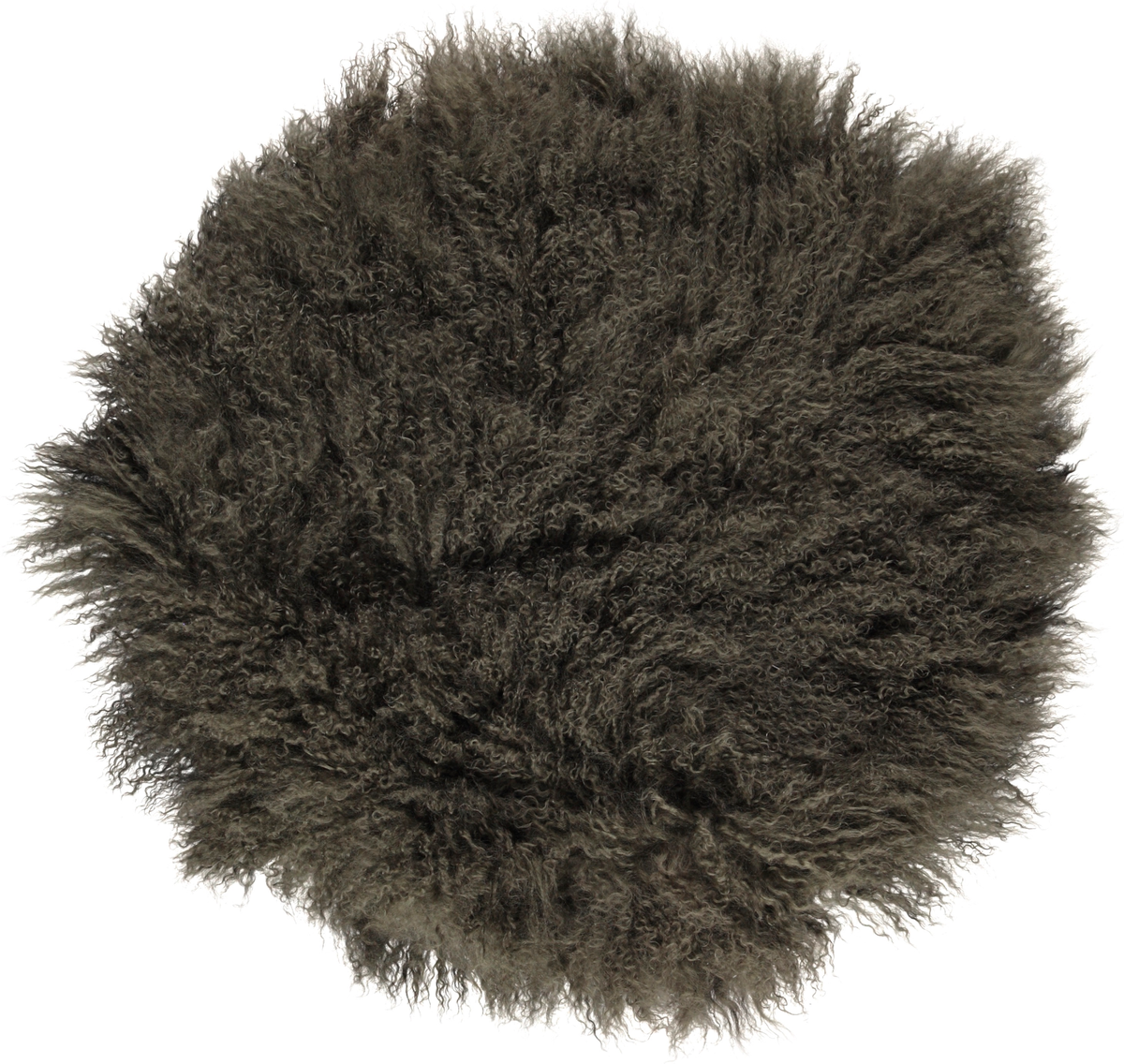 Curly Cake Cushion | D15 in | 18 in | 24 in Hedge Green / D24 in