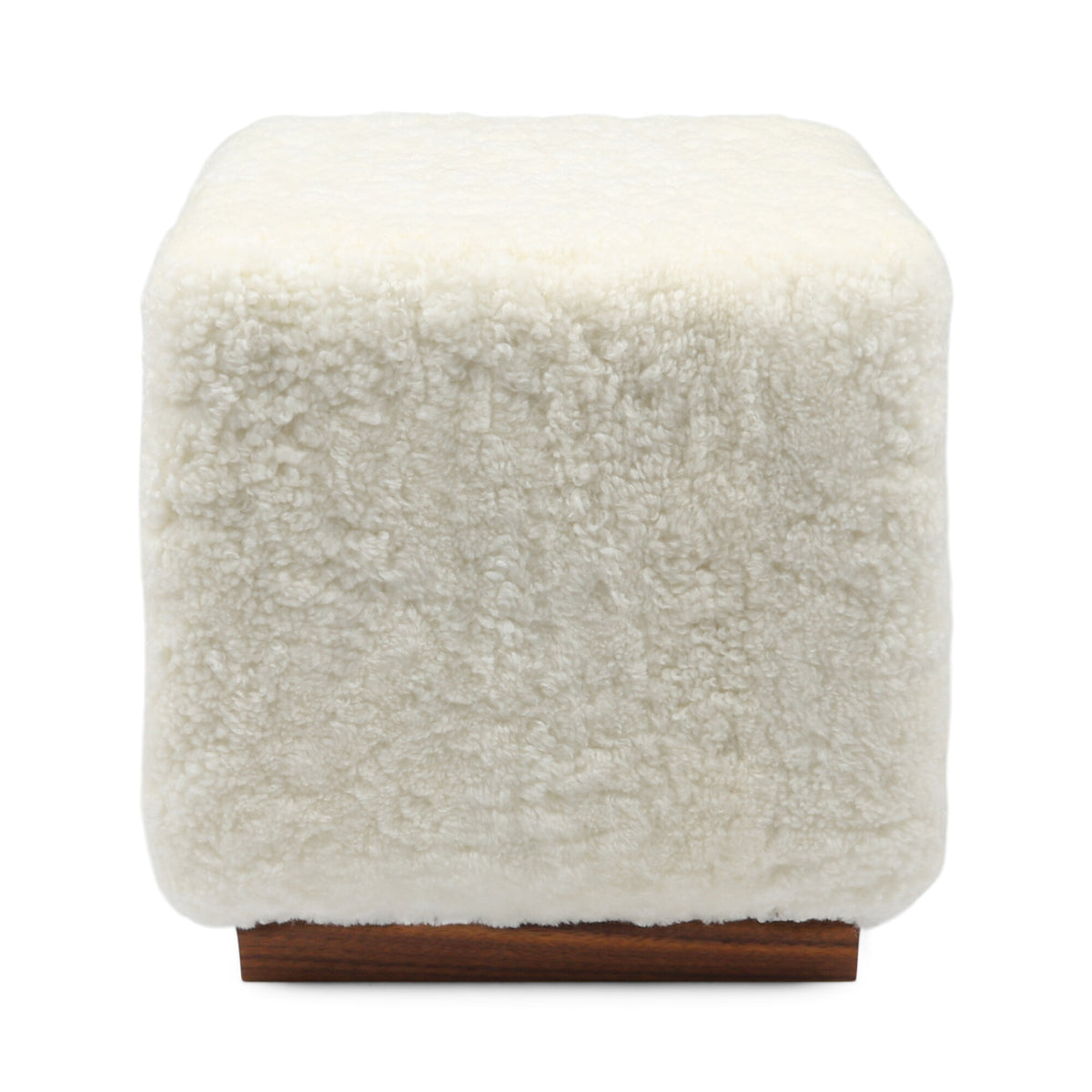 Benjamin Cube Walnut Base / Ivory
