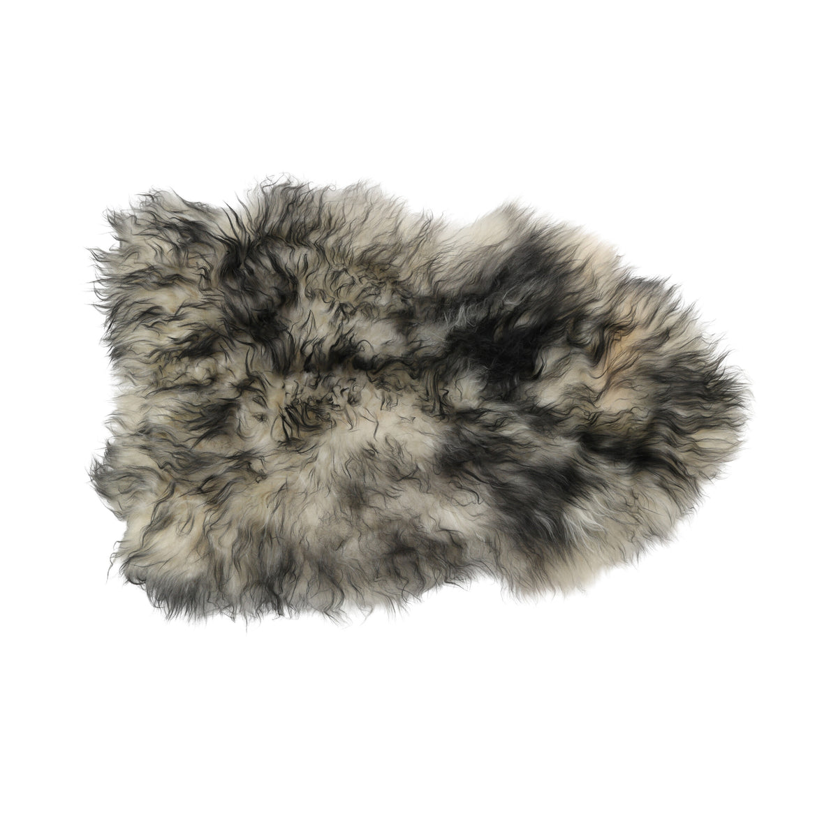 Icelandic Sheepskin | Long Wool | 35x24 in Wolf Tip