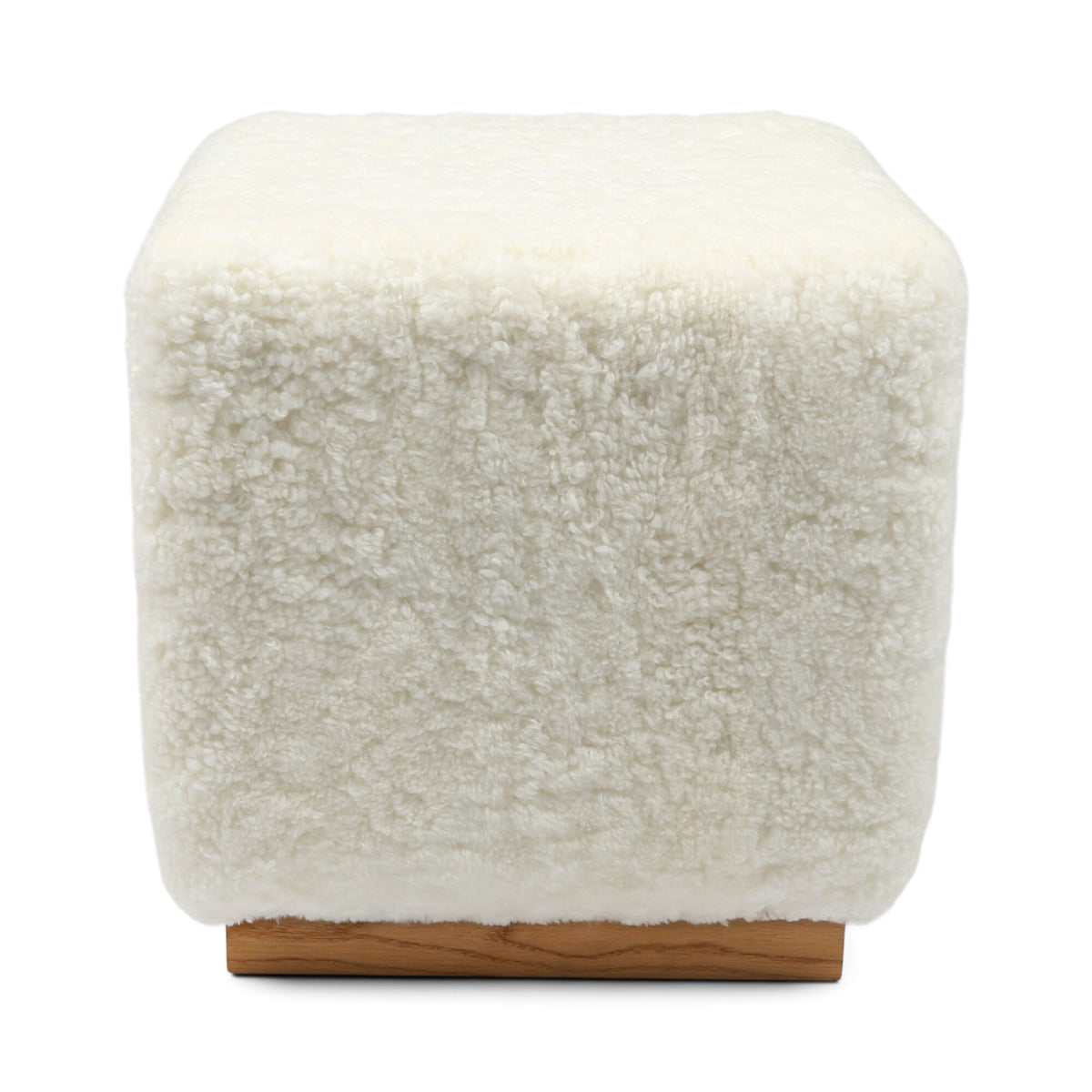 Benjamin Cube Oak Base / Ivory