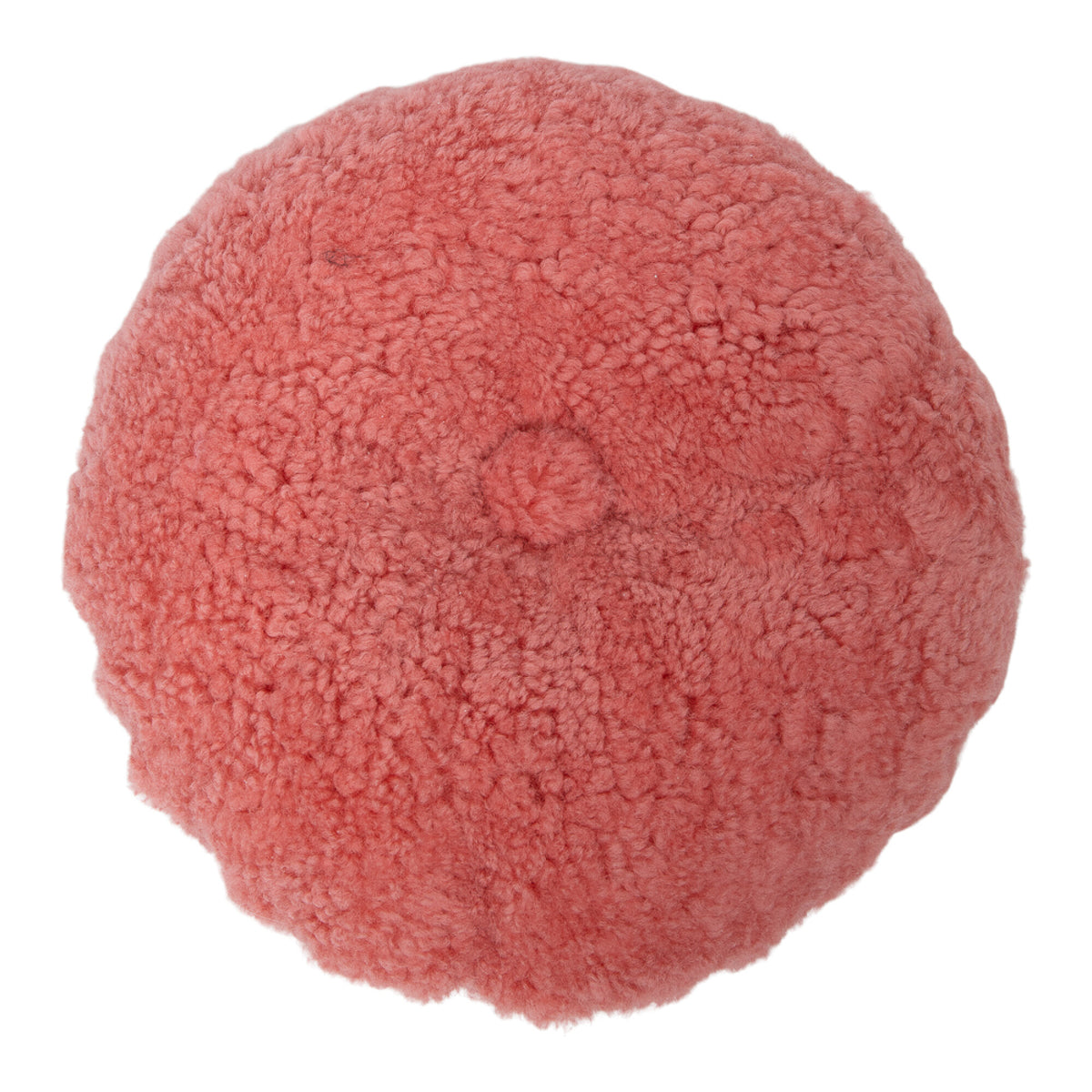 Round Cushion | Doublesided | D16 in Coral Peach