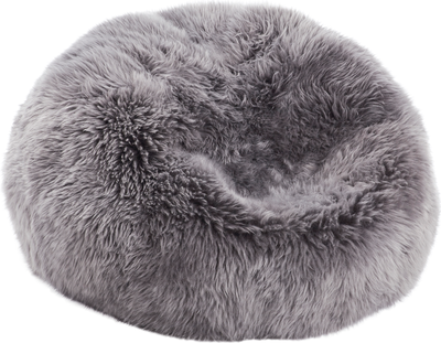 Round Sheepskin Bean Bag | Long Wool | Medium | Large